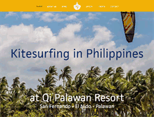 Tablet Screenshot of palawankiteboarding.com